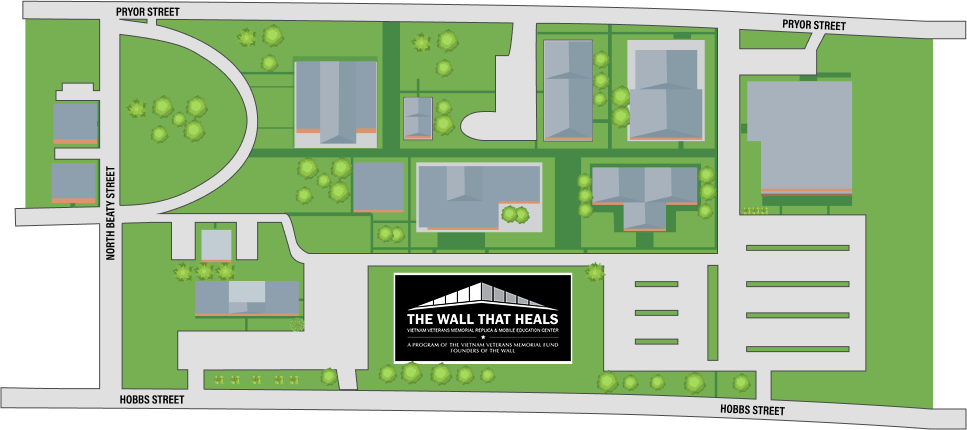 The Wall That Heals Athens Map